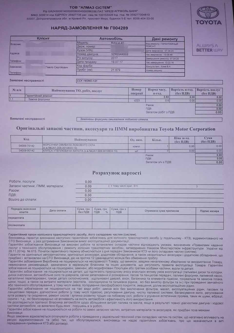Відгукова кампанія Toyota motors 1