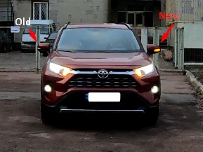 Анімовані поворотні вогні в дзеркалах Тойота РАВ4 3