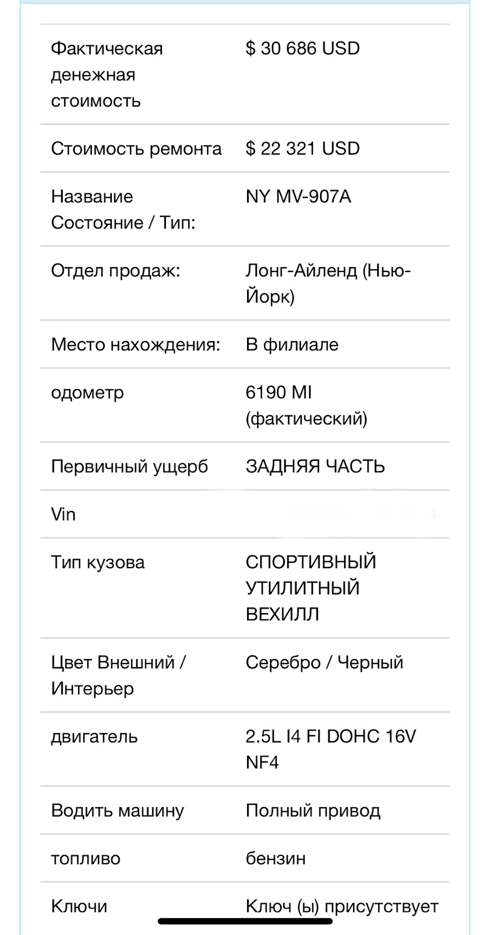 0. Аукціон у США 2