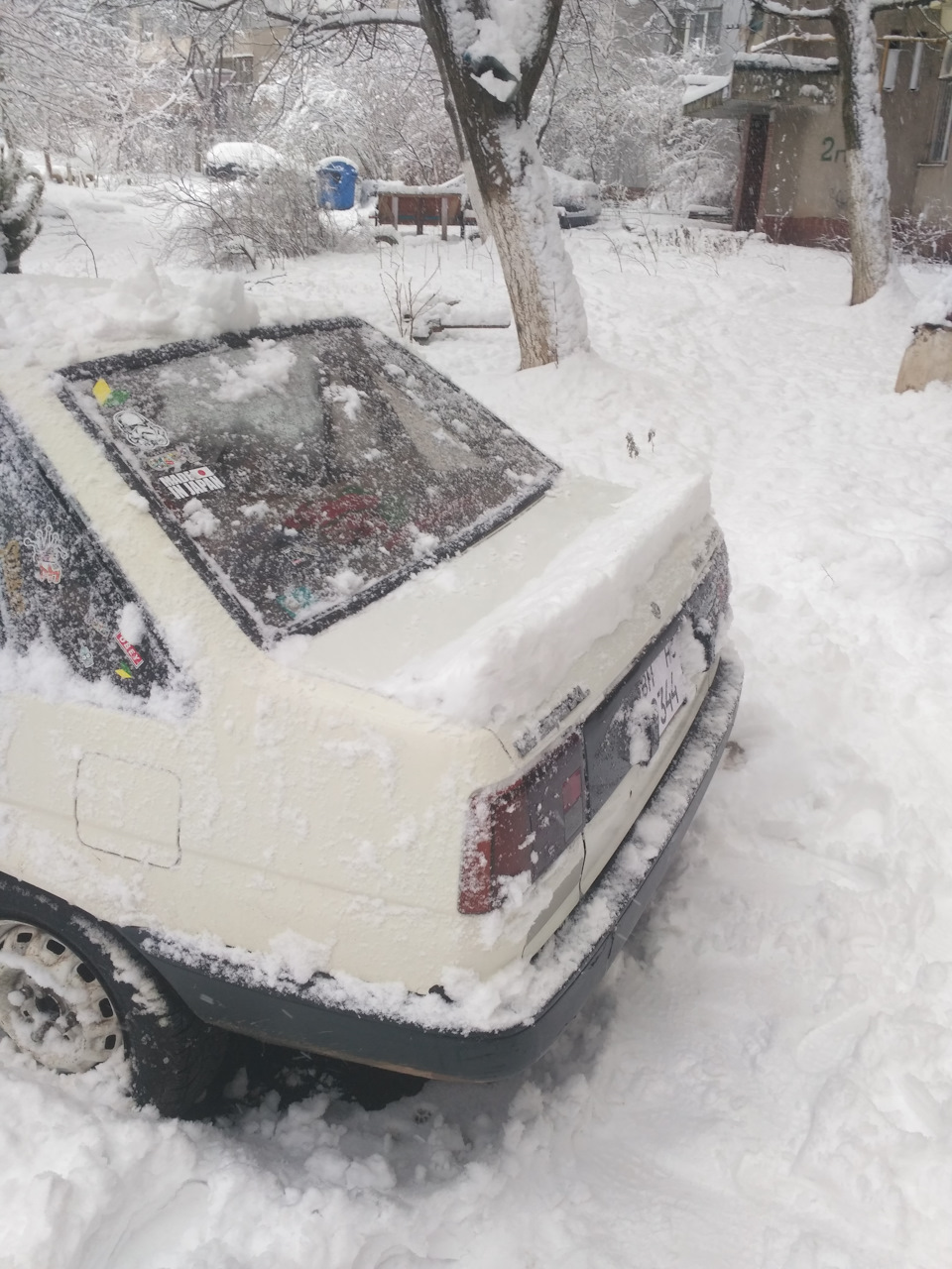 перший сніг в Одесі 2018 1
