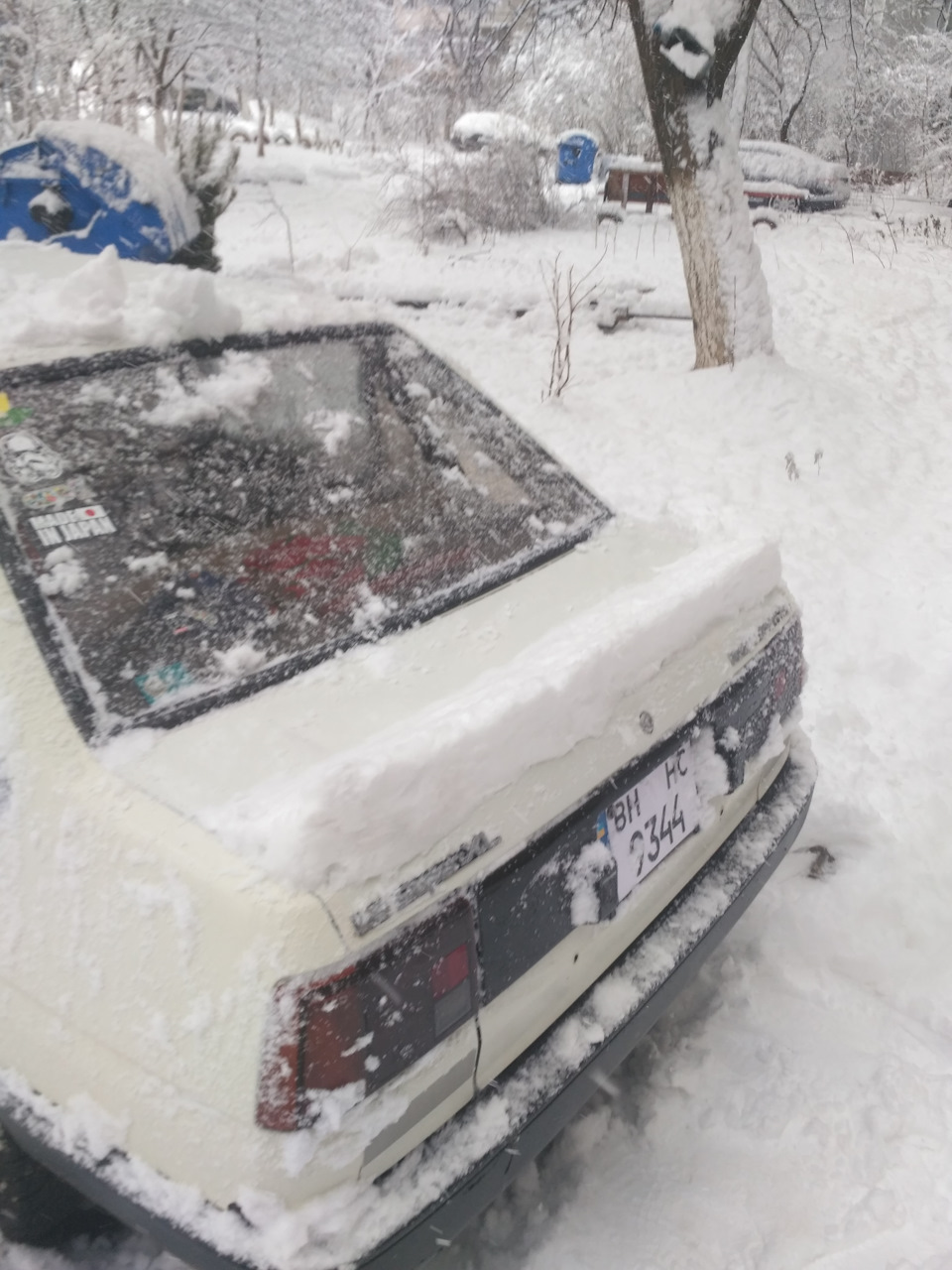 перший сніг в Одесі 2018 4