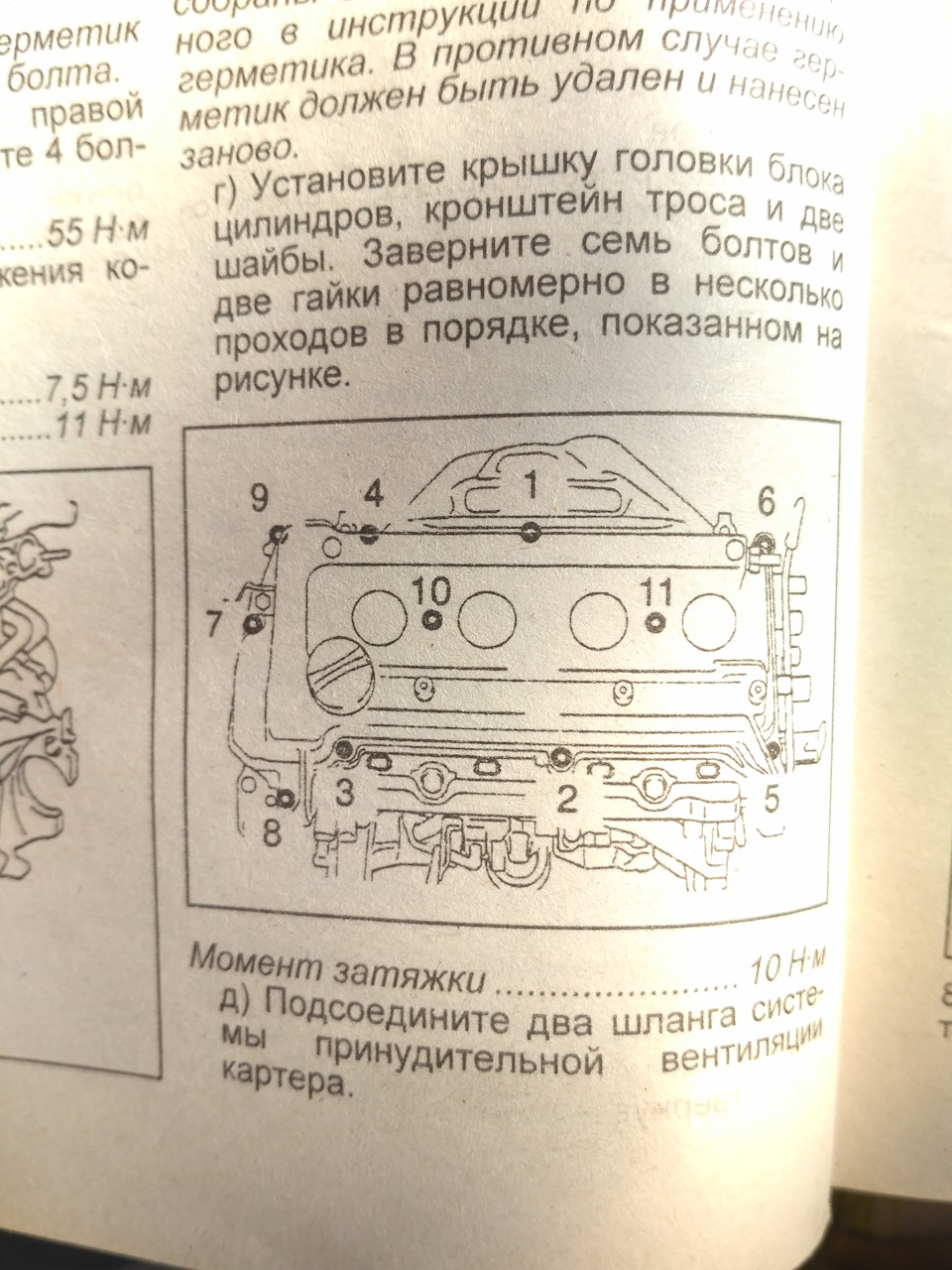 Прокладка клапанної кришки 1