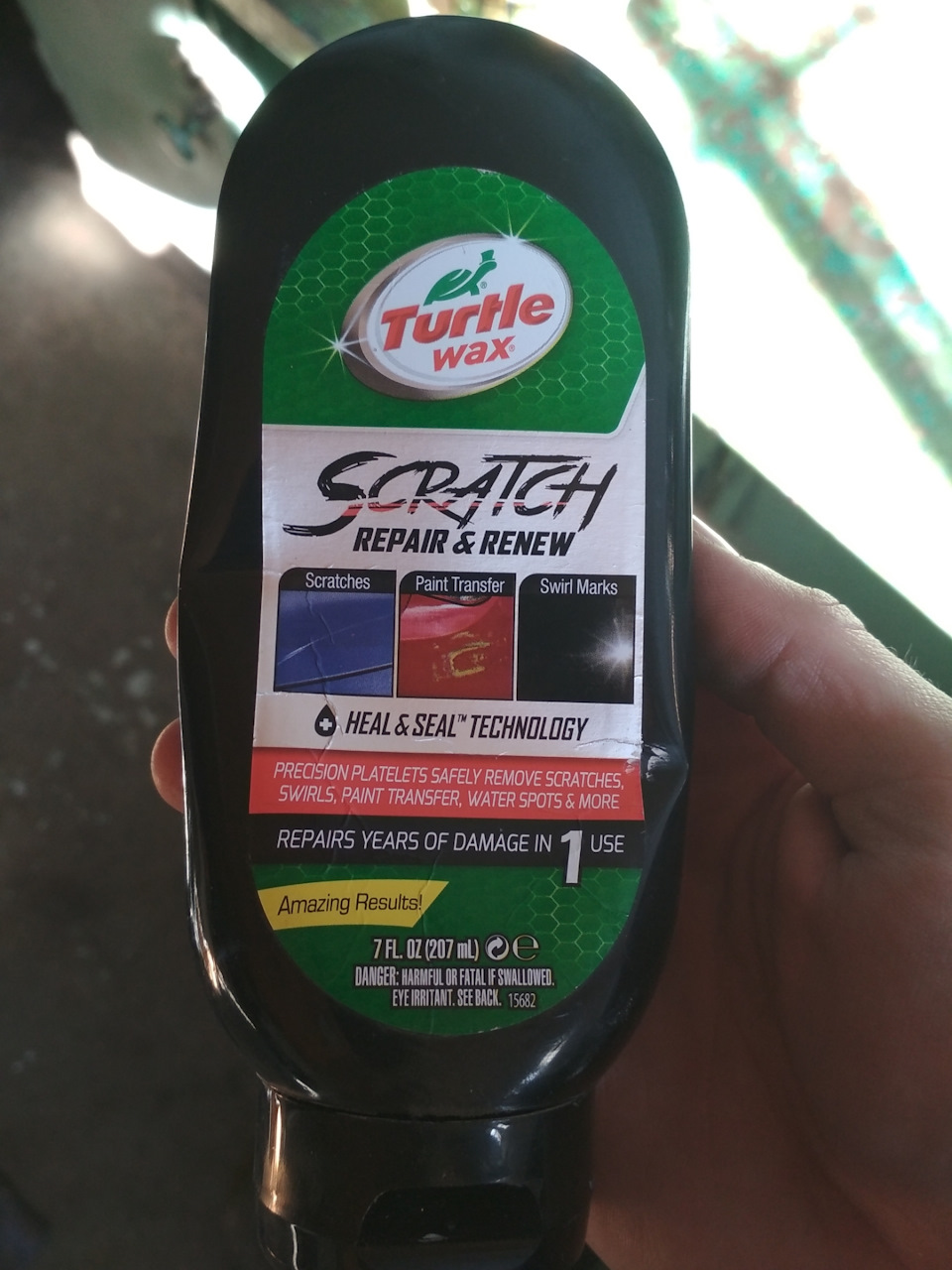 4. Тест поліролі Turtle Wax 1