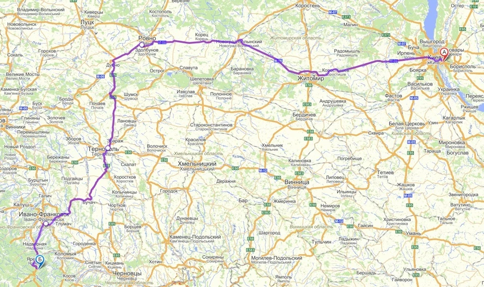 Поїздка до Карпат