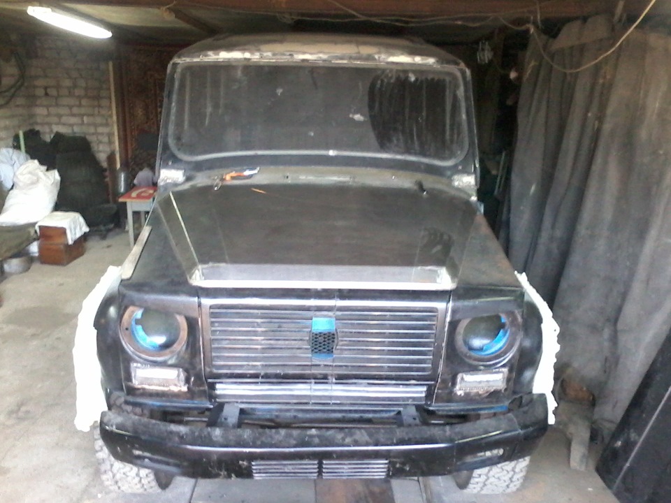 геліко капот+ДХО BRABUS 1