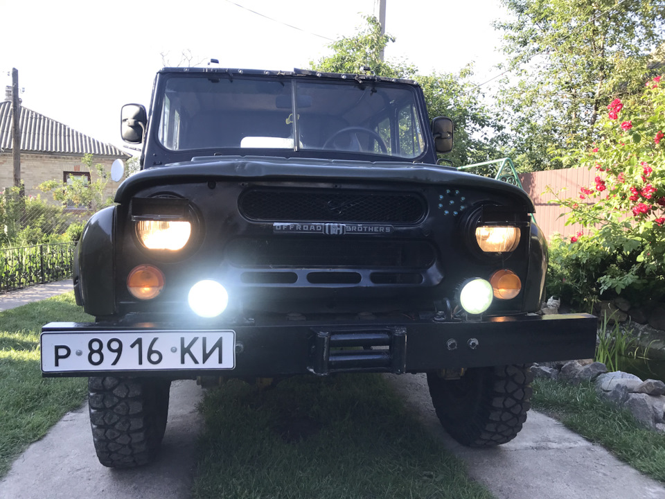 Установка Led оптики. 2