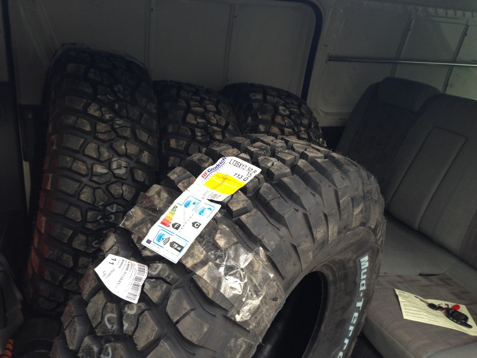 Купив гуму BFGoodrich 35/12,5*15 3