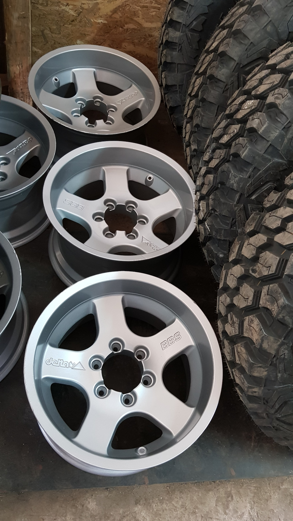 Фарбування дисків BBS Delta 1