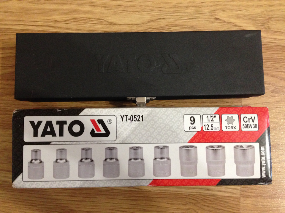 # 62 набір ключів YATO YT-0208 та головки YATO YT-0521 + різні смакоти 4