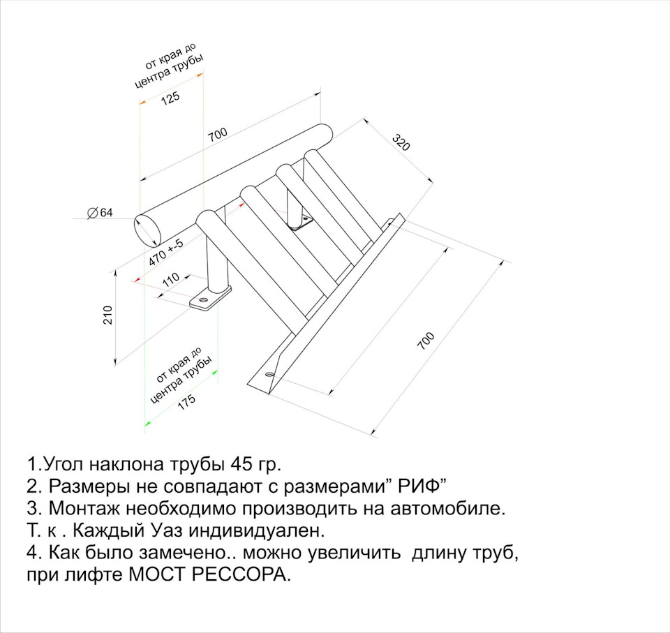 Захист рульових тяг 4