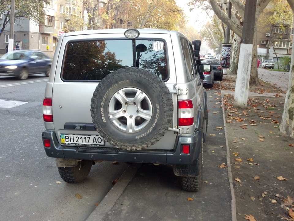 Хвіртка для запаски (кріплення запасного колеса) 2