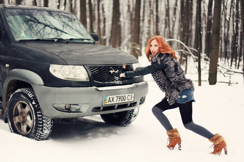 Зима-краса-машина вітчизняного концерну))) УАЗ PICK UP 3