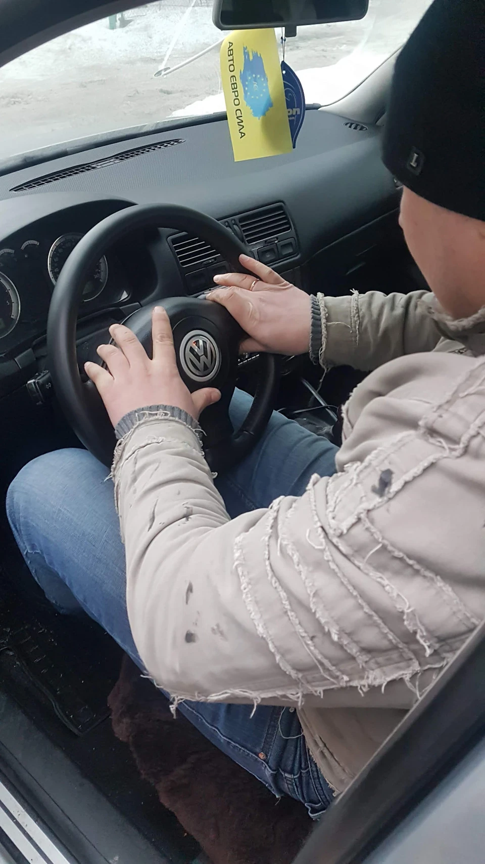 Перешивка керма та кожуха ручки КПП