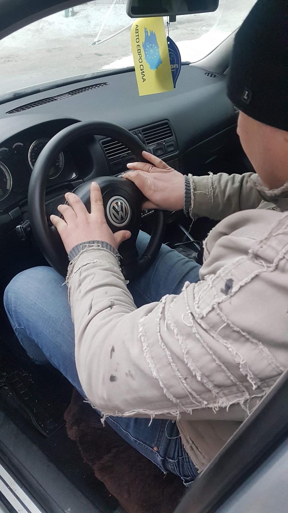 Перешивка керма та кожуха ручки КПП 1