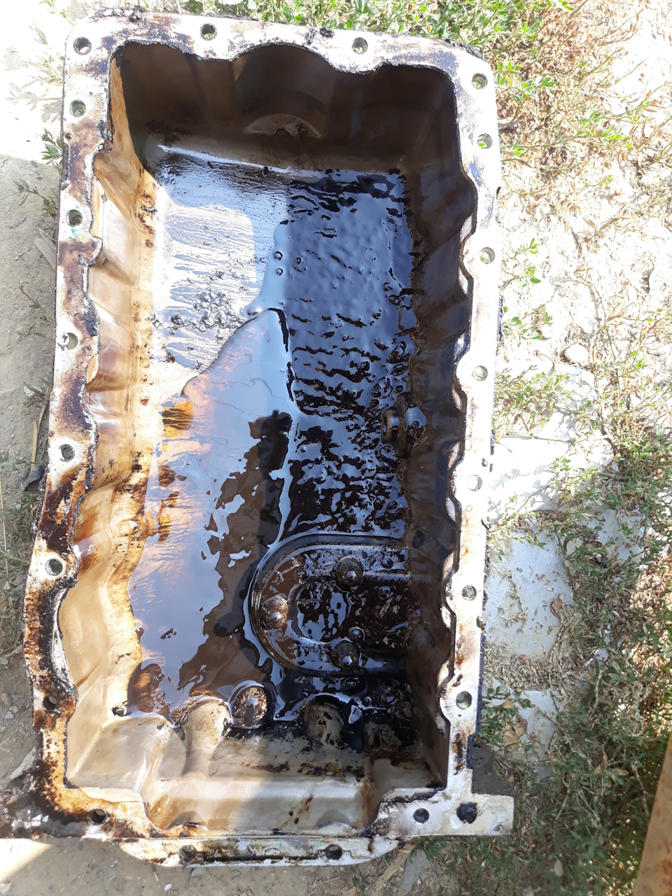 Зняв піддон і поршні 2