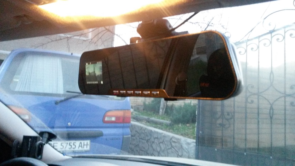 Rear-view Mirror Car DVR Camera 1