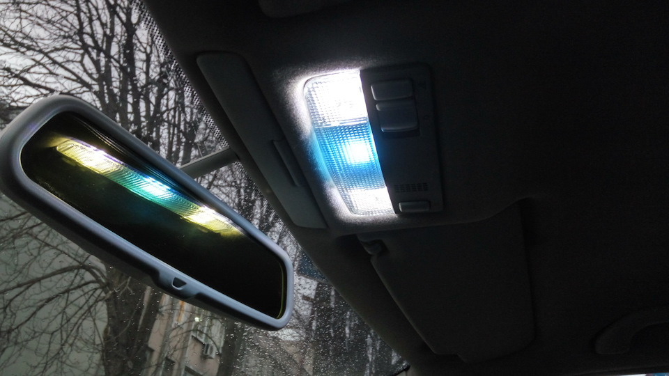 Позбавляємося жовтизни. Led в салон. 4
