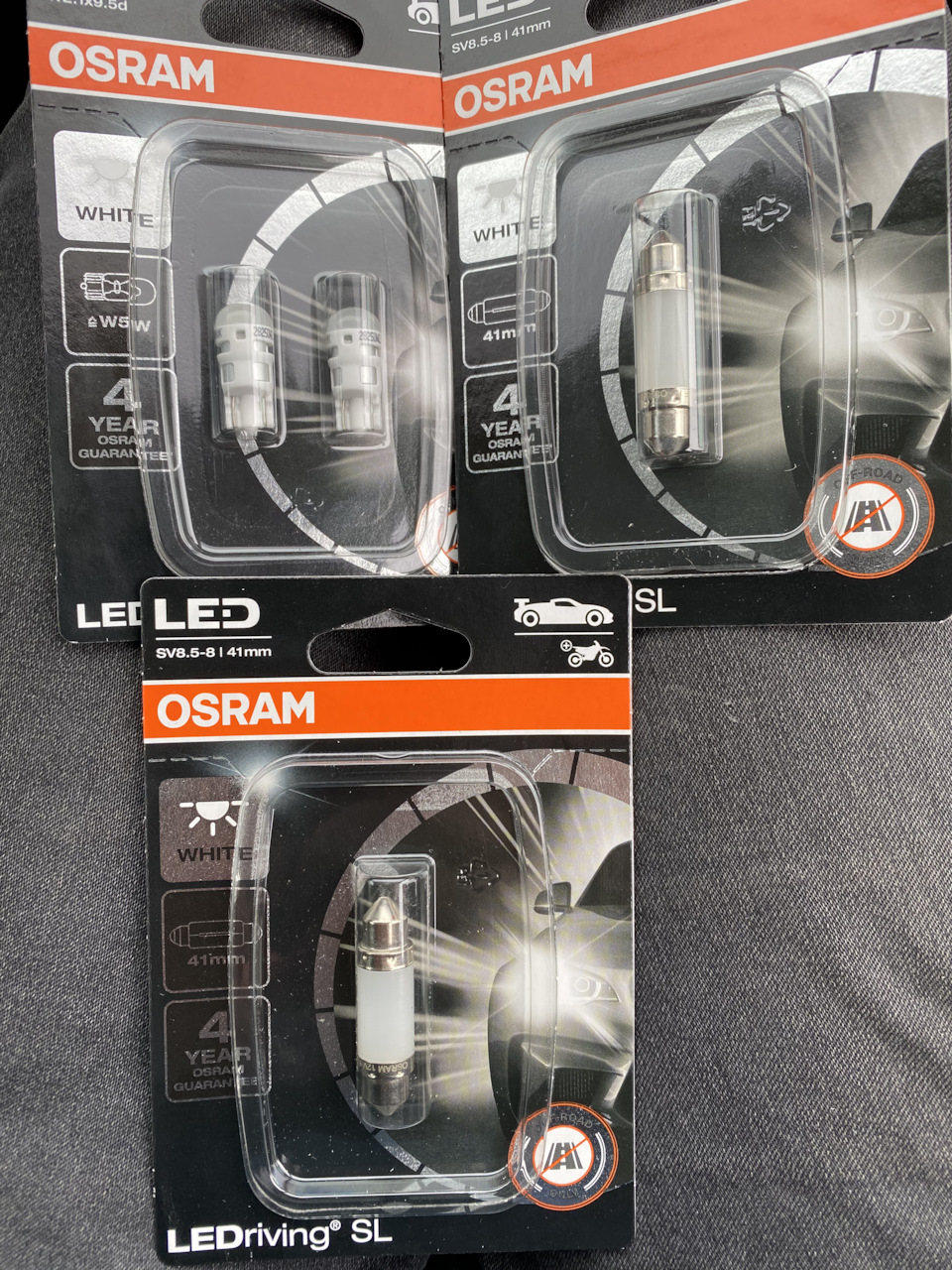 Led в салон. Osram 1