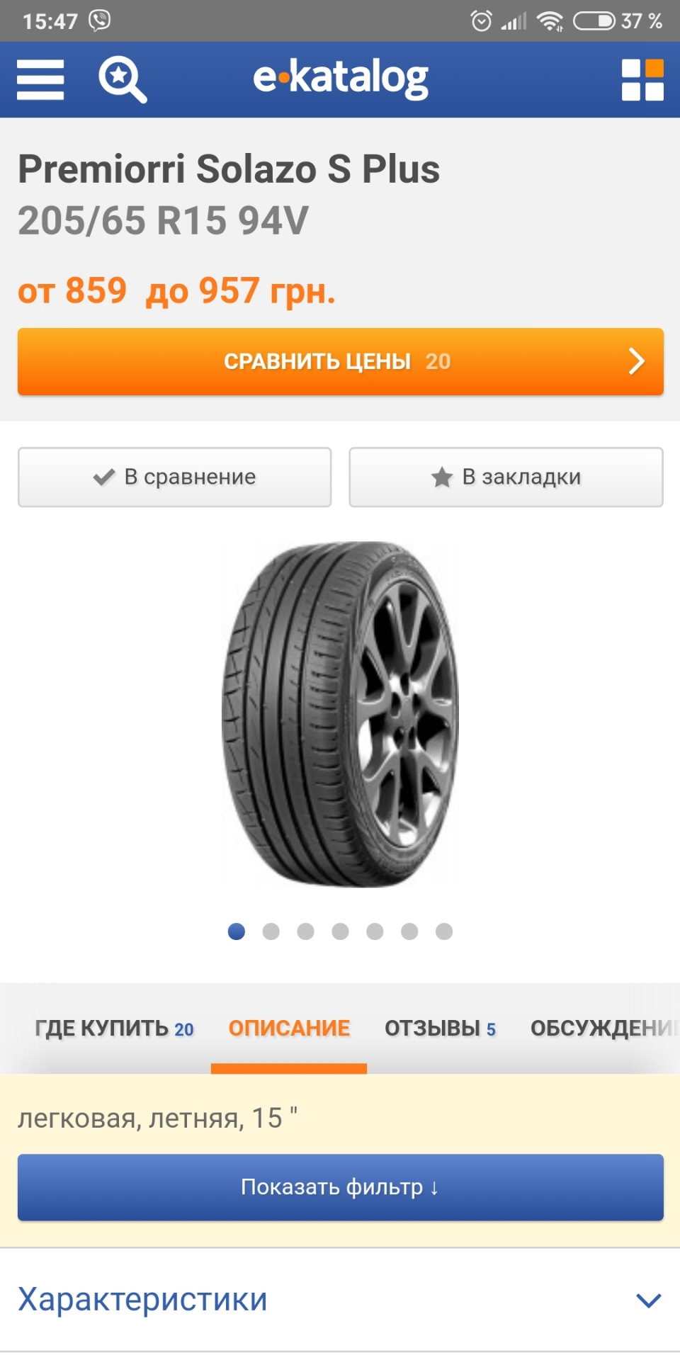 Вибір літньої гуми 1