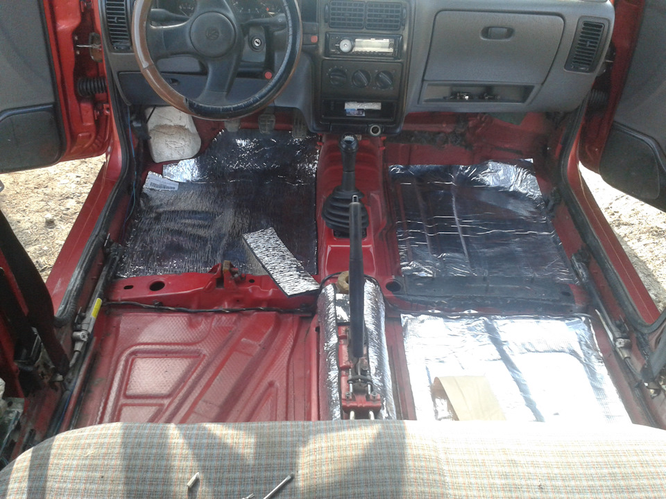 vw caddy шумоізоляція 2