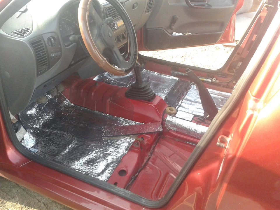 vw caddy шумоізоляція