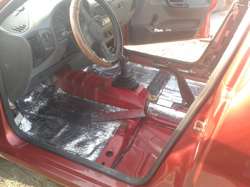 vw caddy шумоізоляція 1