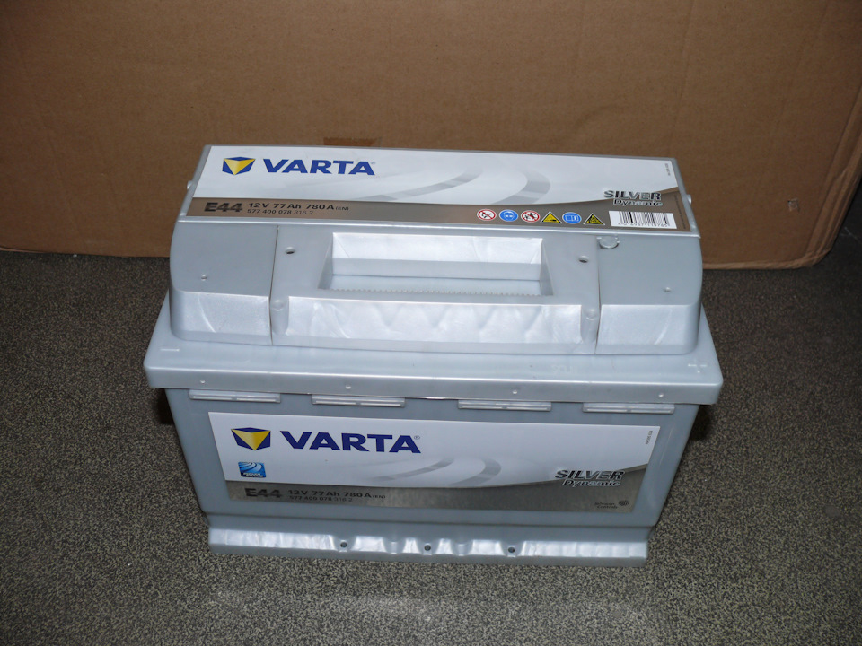 #38 Ну от і АКБ під заміну; зустрічайте VARTA Silver Dynamic 12V 77Ah 780A 577400078 2