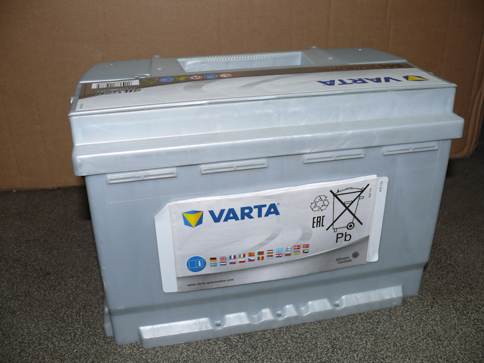 #38 Ну от і АКБ під заміну; зустрічайте VARTA Silver Dynamic 12V 77Ah 780A 577400078 3