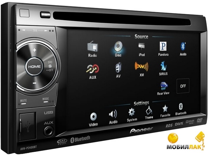 Автомагнітола Pioneer AVH-2400BT 1