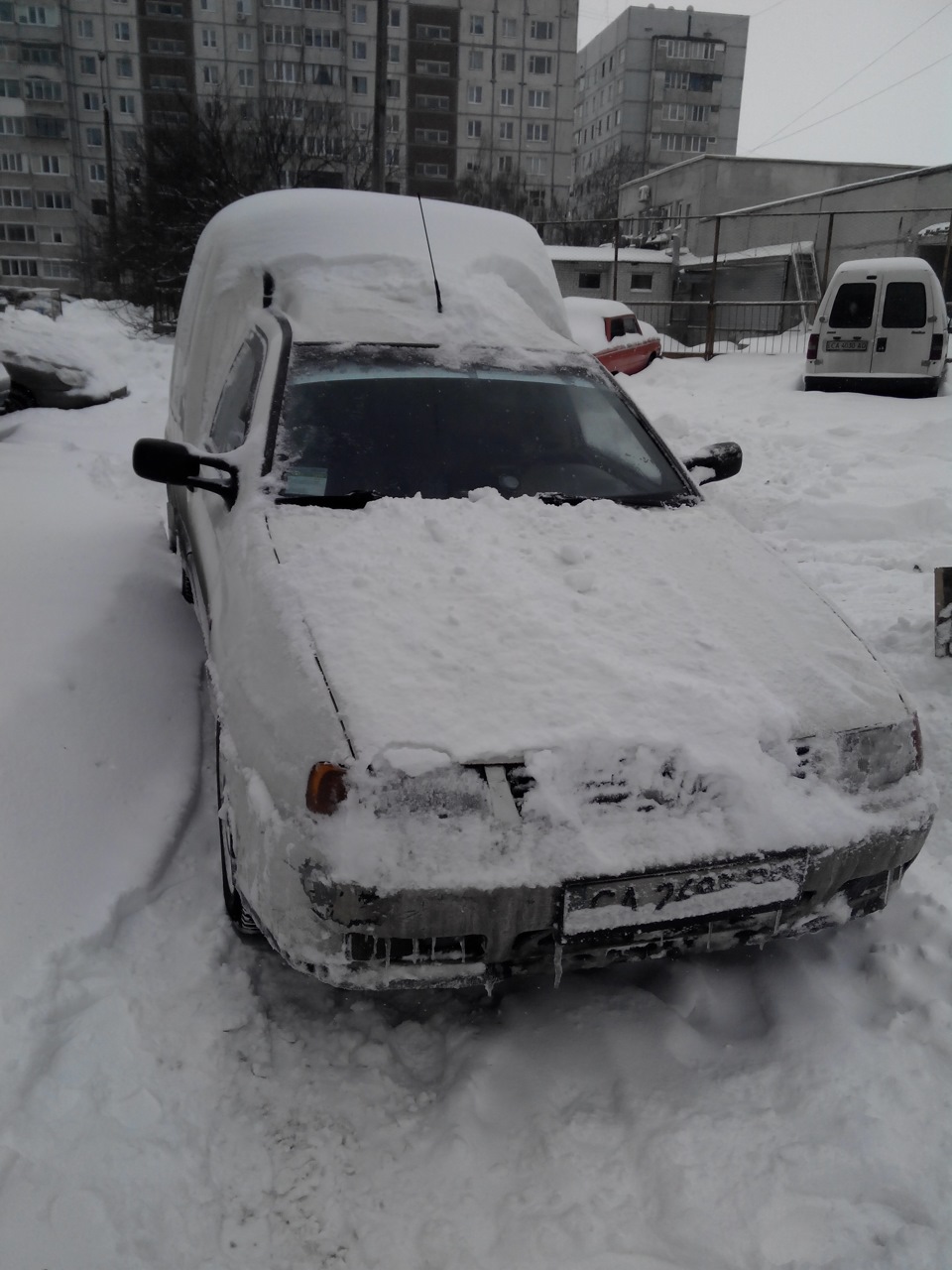 А цієї зими у нас посніжило. 1