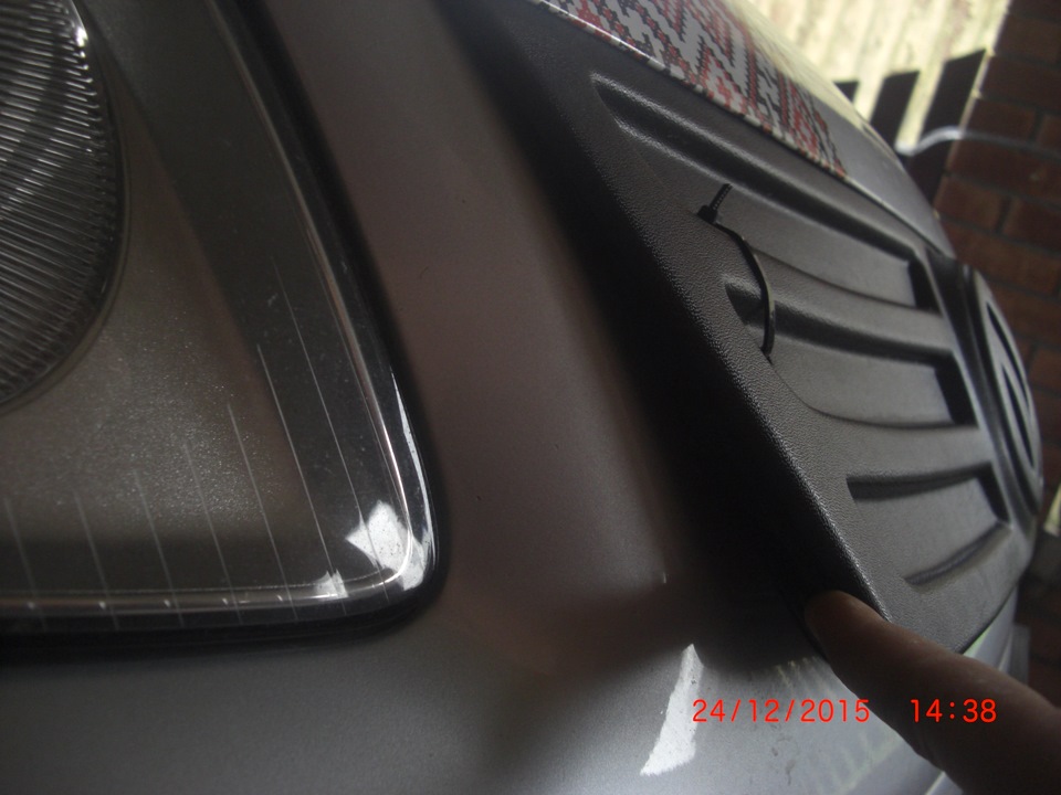 Зимова накладка, заглушка, захист на решітку VW Caddy, кадді 4