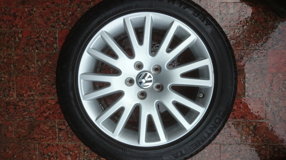 Диски Audi s-line ronal r17 5x112 vw skoda + 2 комплекти літніх шин 3