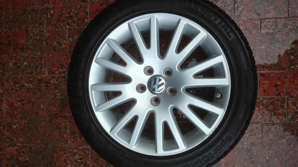 Диски Audi s-line ronal r17 5x112 vw skoda + 2 комплекти літніх шин 4
