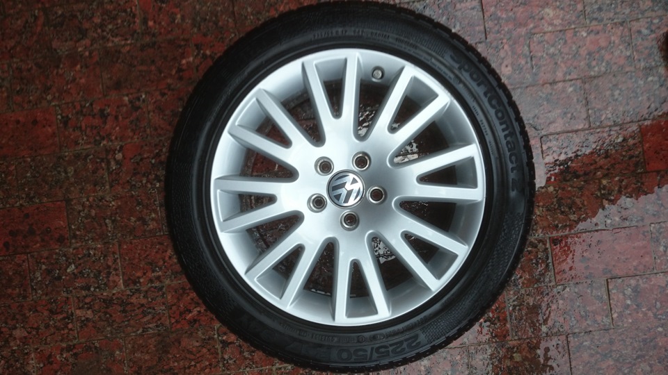 Диски Audi s-line ronal r17 5x112 vw skoda + 2 комплекти літніх шин 2
