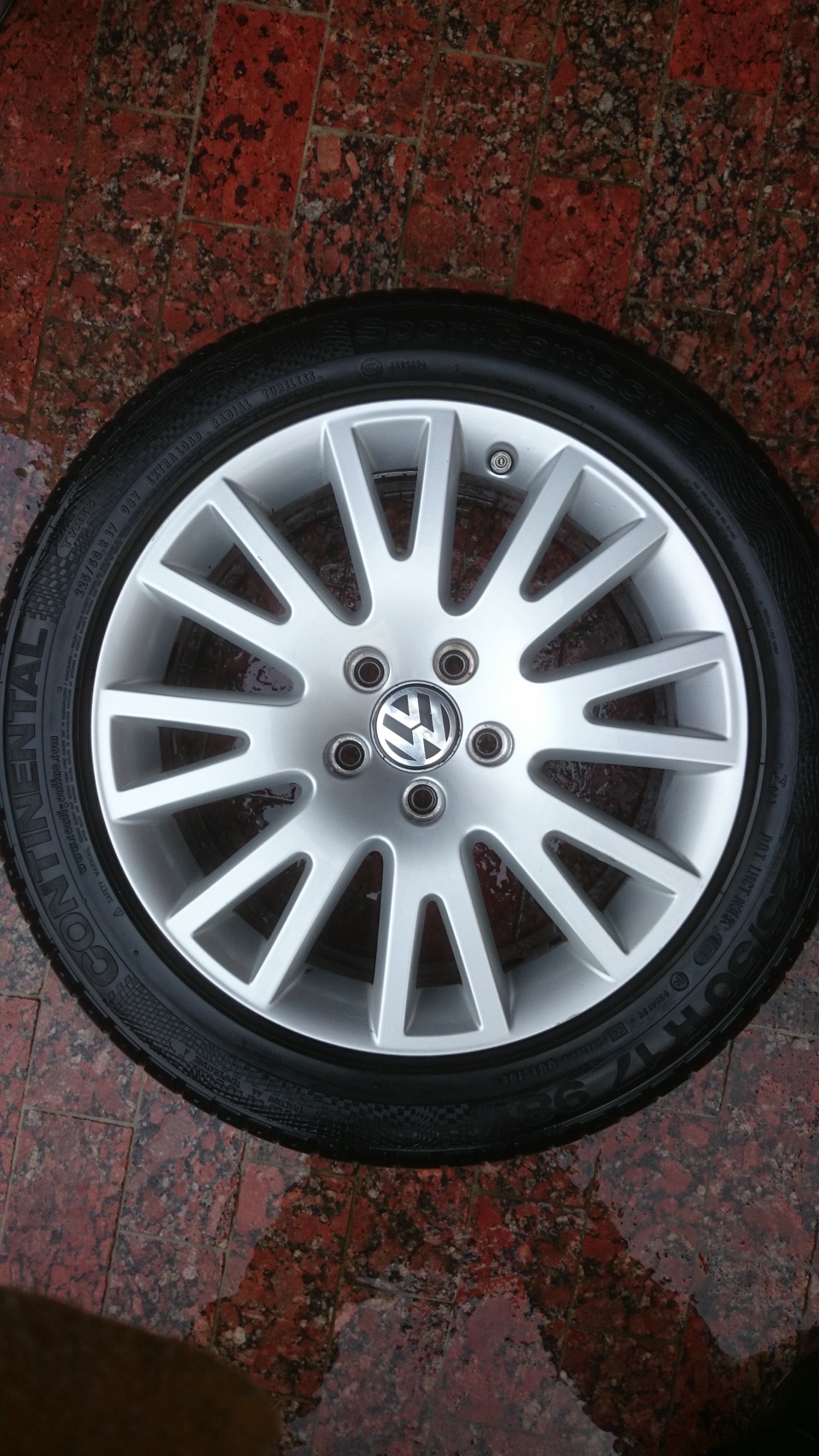 Диски Audi s-line ronal r17 5x112 vw skoda + 2 комплекти літніх шин 1