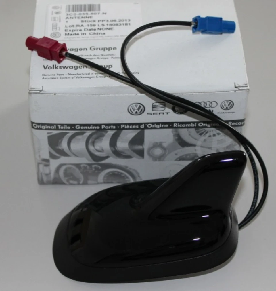 антена-плавець VW 3C0035507N (3C0 035 507 N, в дах, Duoplex GSM/UMTS + GPS)