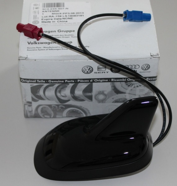 антена-плавець VW 3C0035507N (3C0 035 507 N, в дах, Duoplex GSM/UMTS + GPS) 1