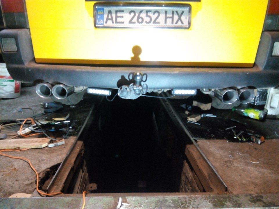 Подвійний вихлоп VOLKSWAGEN Т4 1