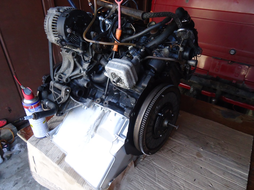 Установка двигуна 1.9 tdi 1Z 4