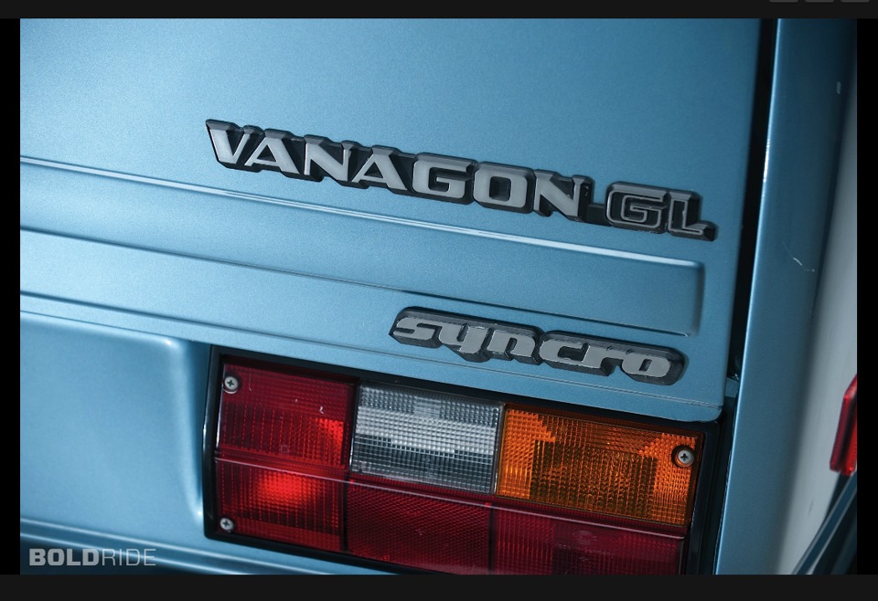 Нездійсненний VW CARAVELLE / VANAGON GL SYNCRO 1