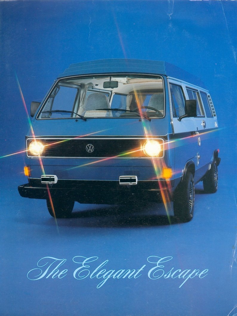 Підбірка рекламних проспектів кемперів VW T3 1