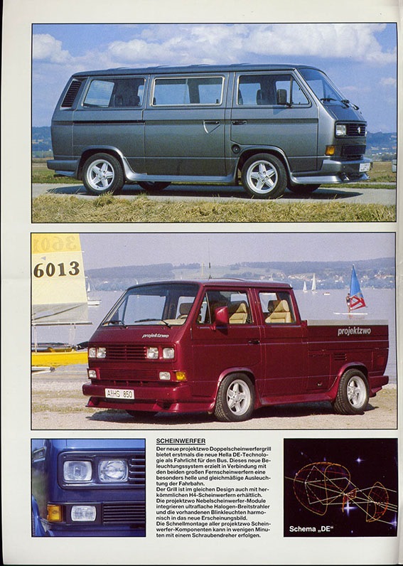 Тюнінг VW T3 від Projektzwo оригінальний каталог 2
