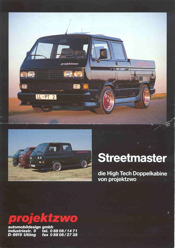Тюнінг VW T3 від Projektzwo оригінальний каталог 1