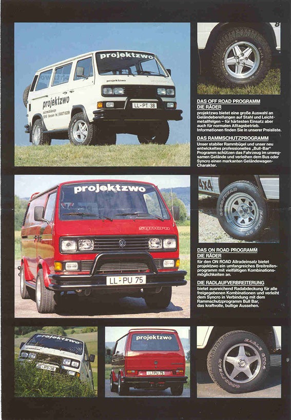 Тюнінг VW T3 від Projektzwo оригінальний каталог 5