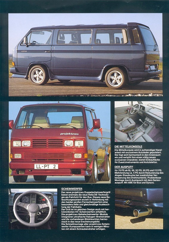Тюнінг VW T3 від Projektzwo оригінальний каталог 3