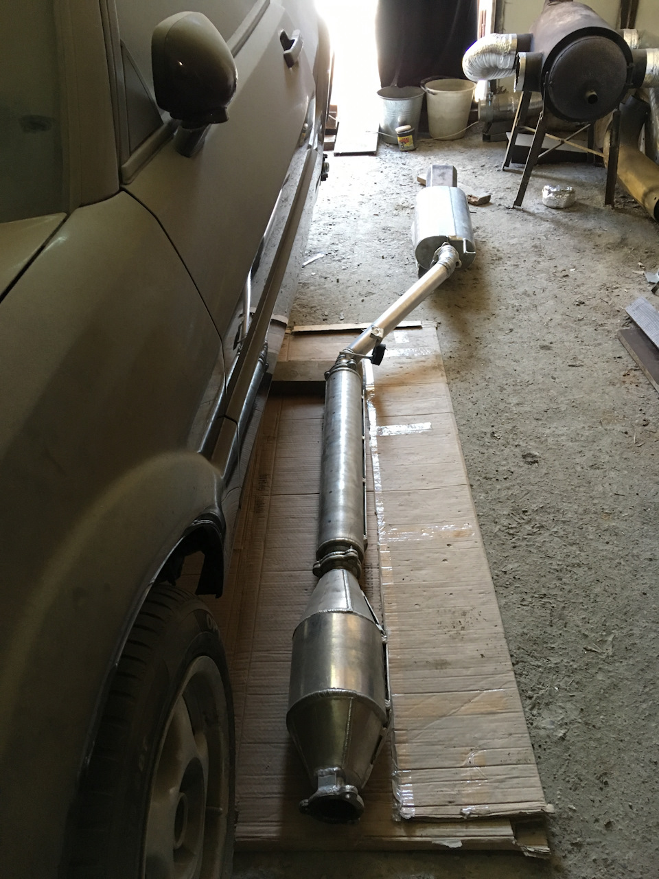 Вихлопний тракт з люмінем Downpipe 4