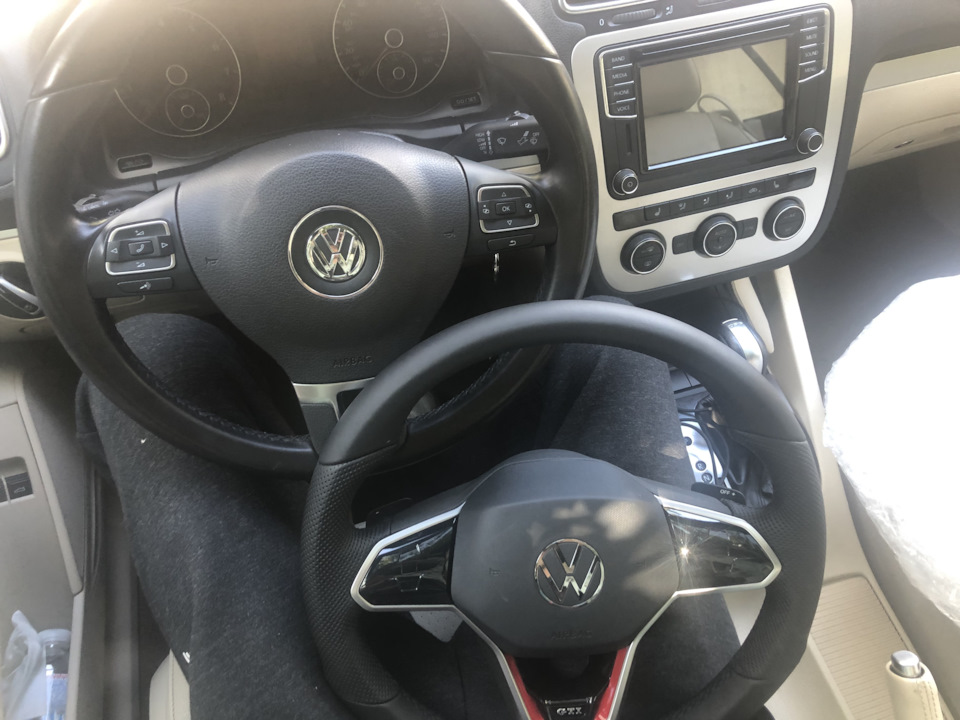 Интерьер Pt.1 Руль Golf 8 GTI MQB на платформу PQ 5