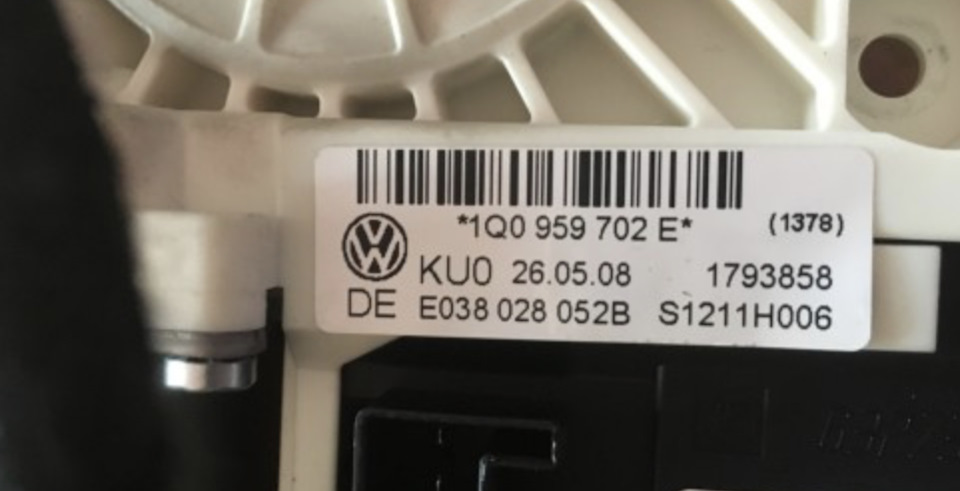 Рестайлінг бічних дзеркал VW Eos 5