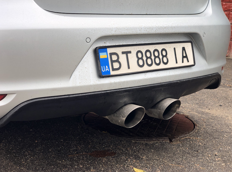 VW Eos Вихлоп (майже R32) ч2 4