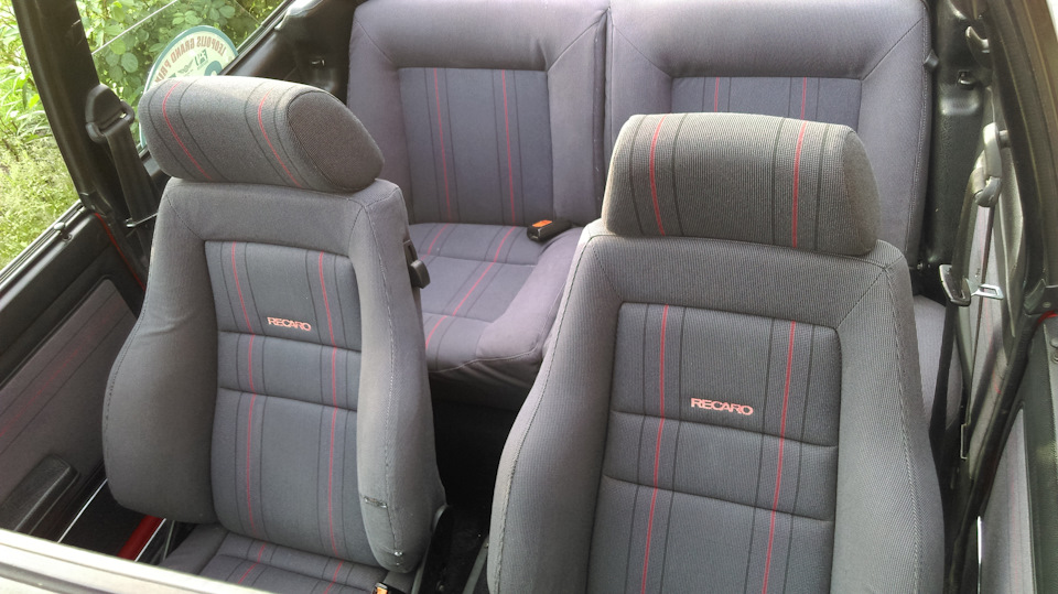Yes! Оригінальний салон Recaro Golf mk1 Cabrio! 4